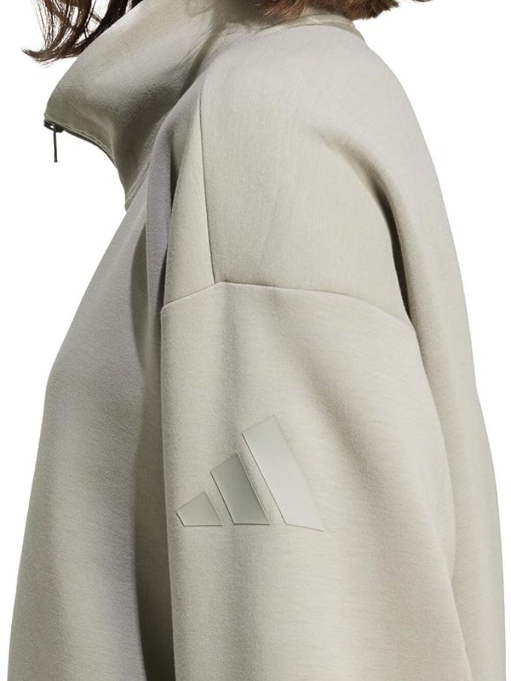 NWT Adidas All Szn Soft Lux Loose Full-zip Track Jacket